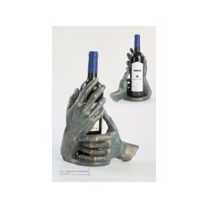 ESCULTURA MANOS-BOTELLA. GRABACIÓN GRATIS.