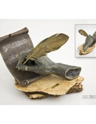 ESCULTURA DE LITERATURA. GRABACIÓN GRATIS.