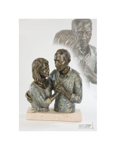 ESCULTURA PAREJA ANCIANOS. GRABACIÓN GRATIS.