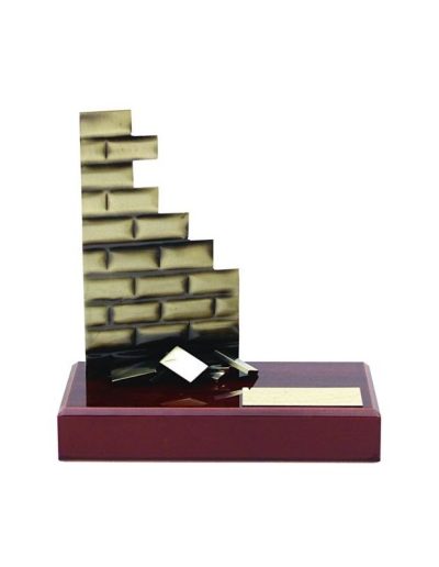 TROFEO ESCULTURA DE ALBAÑILERÍA PARA REGALO