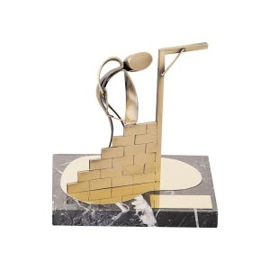 TROFEO ESCULTURA DE ALBAÑILERÍA PARA REGALO