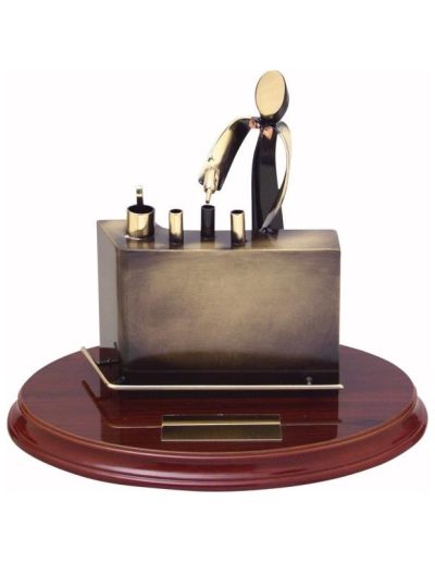 ESCULTURA DE BARMAN PARA TROFEO O REGALO