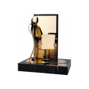 ESCULTURA DE PELUQUERO PARA TROFEO O REGALO