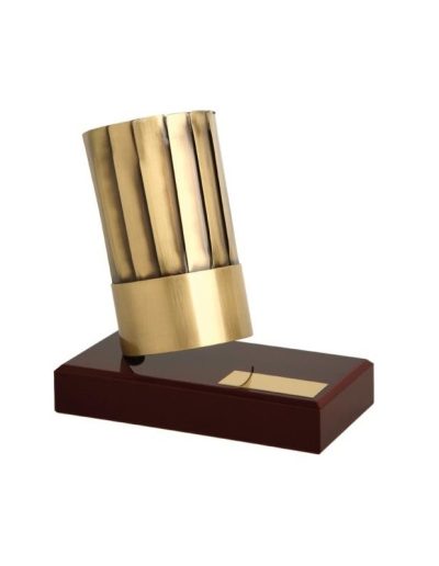 ESCULTURA GORRO DE COCINERO PARA TROFEO