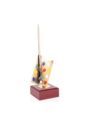 ESCULTURA TROFEO PINCEL PARA REGALO