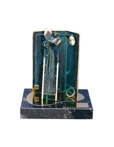 TROFEO ESCULTURA DE ELECTRICISTA PARA REGALO