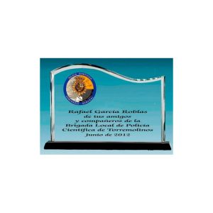 CRISTAL PERSONALIZADO A COLOR. 1 TAMAÑO.