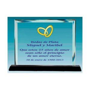 CRISTAL PERSONALIZADO CON FOTO