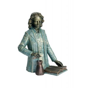 ESCULTURA FIGURA DE FARMACÉUTICA. GRABACIÓN GRATIS.