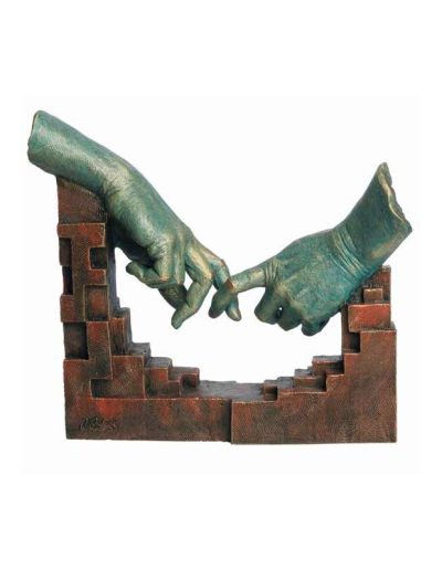 ESCULTURA MANOS DE PAREJA. GRABACIÓN GRATIS.