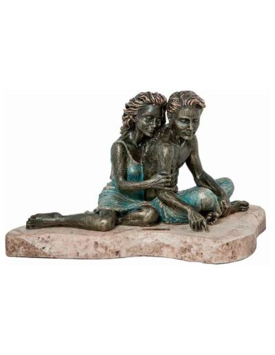ESCULTURA PAREJA DE ENAMORADOS. GRABACIÓN GRATIS.
