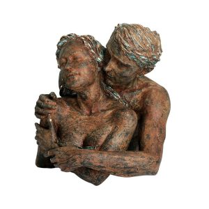 ESCULTURA FIGURA PAREJA ENAMORADA. GRABACIÓN GRATIS.