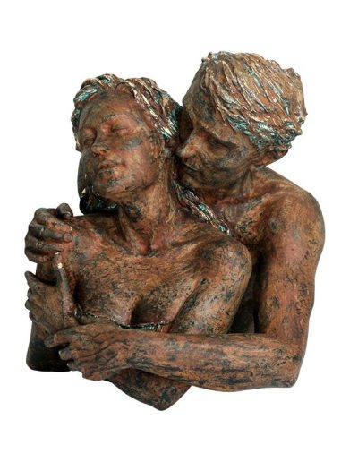 ESCULTURA FIGURA PAREJA ENAMORADA. GRABACIÓN GRATIS.