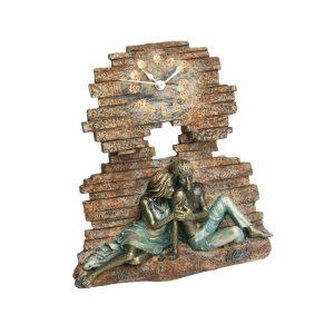 ESCULTURA RELOJ ENAMORADOS. GRABACIÓN GRATIS.