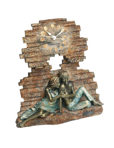 ESCULTURA RELOJ ENAMORADOS. GRABACIÓN GRATIS.