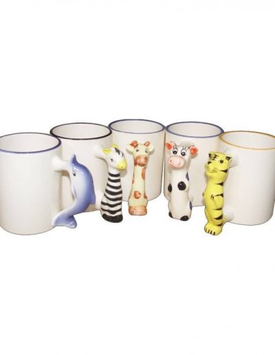 TAZA DE ANIMALES PERSONALIZADA DE CERÁMICA
