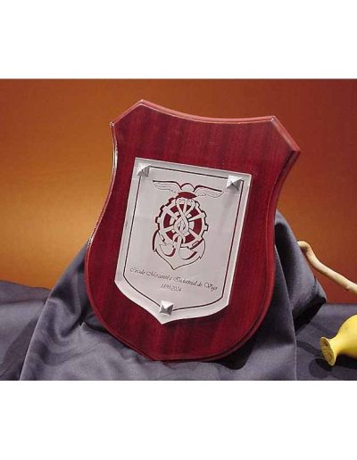 METOPA DE CRISTAL DELUXE GRABADA.