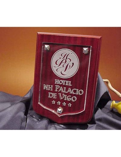 METOPA DE CRISTAL DELUXE GRABADA.