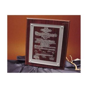 METOPA GRANDE DE CRISTAL DELUXE GRABADA.