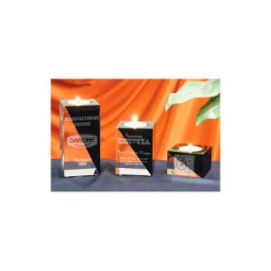 CRISTAL VELA DELUXE GRABADO. 3 TAMAÑOS.