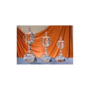 TROFEO CRISTAL DELUXE GRABADO. 3 TAMAÑOS.