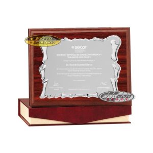 PLACA DE HOMENAJE GRABADA. 3 TAMAÑOS.