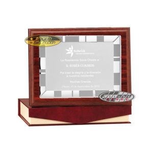 PLACA DE HOMENAJE GRABADA. 3 TAMAÑOS.