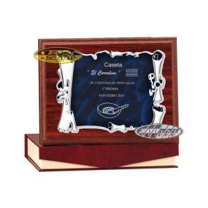 PLACA DE HOMENAJE GRABADA. 3 TAMAÑOS.