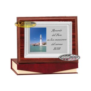PLACA DE HOMENAJE PERSONALIZADA A COLOR. 3 T.