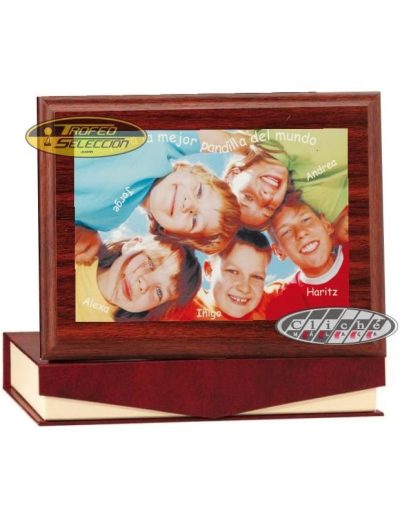 PLACA DE HOMENAJE PERSONALIZADA A COLOR. 3 T.