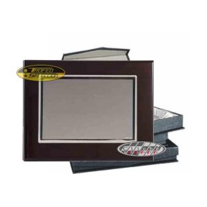 PLACA BAÑO DE PLATA GRABADA. 2 TAMAÑOS