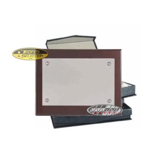 PLACA BAÑO DE PLATA GRABADA. 2 TAMAÑOS