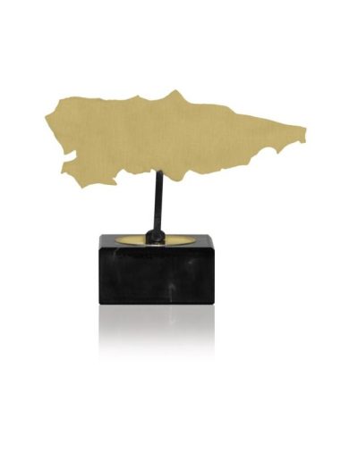 MAPA DE ASTURIAS DE LATÓN. 3 TAMAÑOS