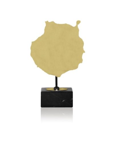 MAPA DE GRAN CANARIAS DE LATÓN. 3 TAMAÑOS