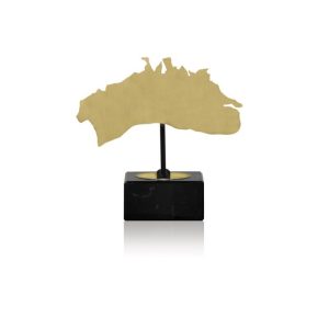 MAPA DE MENORCA DE LATÓN. 3 TAMAÑOS