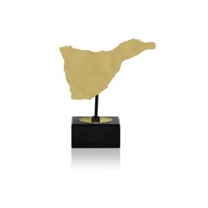 MAPA DE TENERIFE DE LATÓN. 3 TAMAÑOS