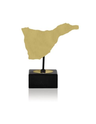 MAPA DE TENERIFE DE LATÓN. 3 TAMAÑOS