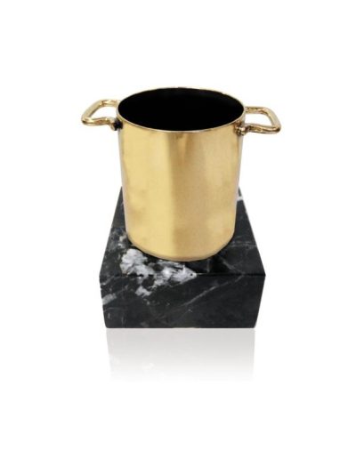 ESCULTURA TROFEO DE COCINA DE LATÓN. 3 TAM.