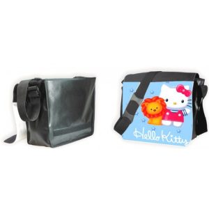 BOLSO MENSAJERO PERSONALIZADO NEGRO