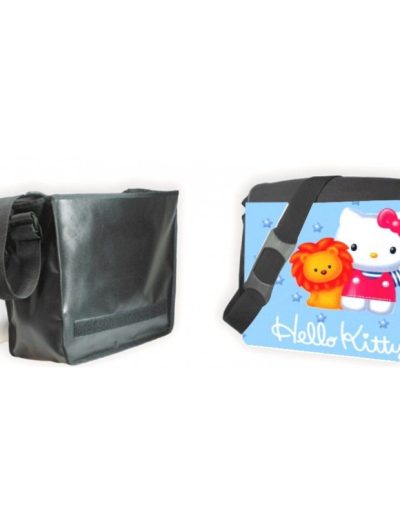 BOLSO MENSAJERO PERSONALIZADO NEGRO