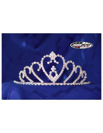 DIADEMA PARA MISSES BAÑO DE PLATA GR.