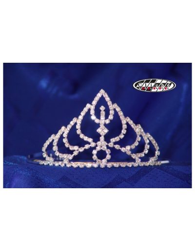DIADEMA PARA MISSES BAÑO DE PLATA GR.