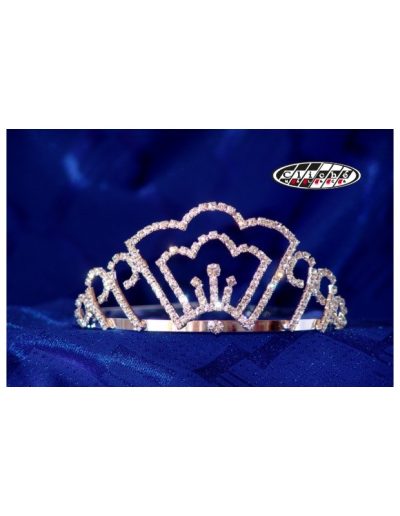 DIADEMA PARA MISSES BAÑO DE PLATA PEQ.