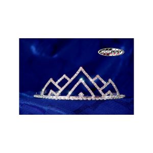 DIADEMA PARA MISSES BAÑO DE PLATA PEQ.