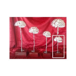 BIZNAGA DE MÁLAGA ALPACA BAÑO DE PLATA 19 CM