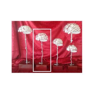 BIZNAGA DE MÁLAGA ALPACA BAÑO DE PLATA 28 CM