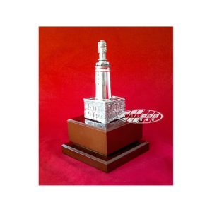 LA FAROLA DE MÁLAGA BRONCE B. PLATA 20.5 CM.