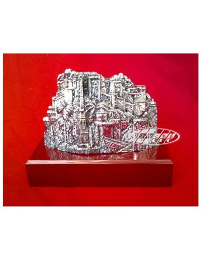 LA MONTAÑA DE MÁLAGA BAÑO DE PLATA 19x15 CM.