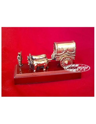 CARRETA ROCIERA DE BRONCE 20x10.5 CM