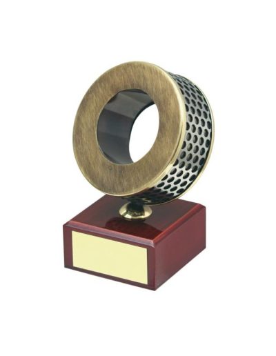ESCULTURA TROFEO FILTRO DE LATÓN. 3 TAMAÑOS